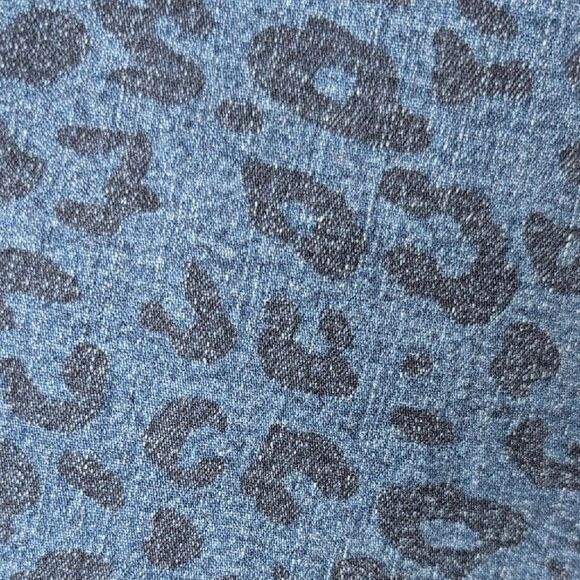 GAP Women's Dark Blue Leopard Print Skinny Jeans Leggings - Picture 4 of 11